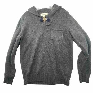 Frederick Anderson‎ Copenhagen Men’s Lambs Wool Pullover Sweater M Charcoal Grey